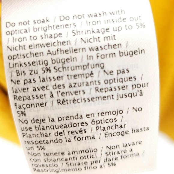 NUMPH Tawny Yellow Animal Print Midi Skirt - Picture 6 of 6